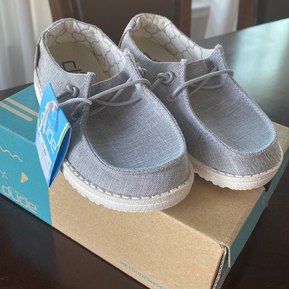 Toddler boy Hey Dude shoes